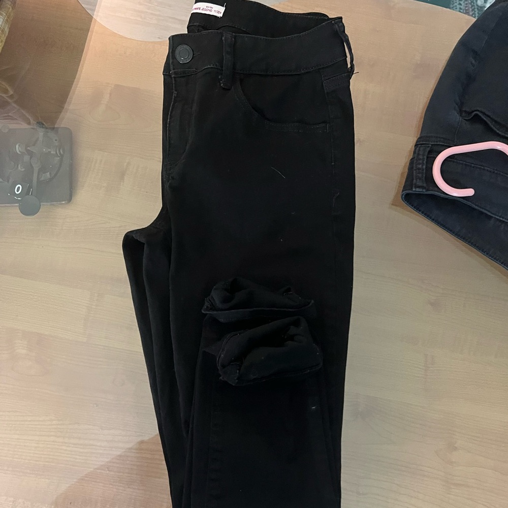 SO low rise jegging black size 11